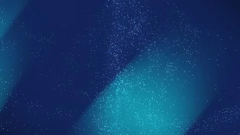 Abstract digital design with light teal and dark blue particles. Stock Illustration