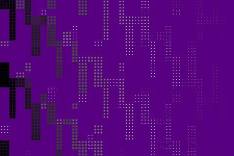 Abstract digital design. Technological concept with halftone style. Stock Illustration