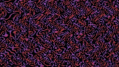 Abstract digital dot grid pattern with color changing effect Stock Footage 335933410