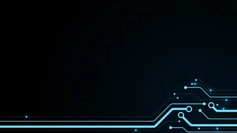 Abstract digital dot line particle data background connecting technology conc Stock Footage 210487851