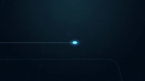 Abstract digital dot line particle data background connecting technology conc Stock Footage 217266456