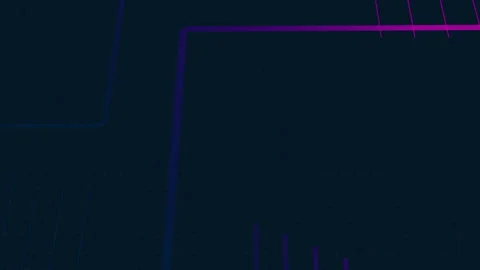 Abstract digital dot line particle data background connecting technology co.. Stock Footage 238804839