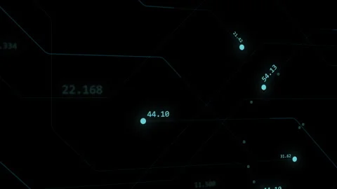 Abstract digital dot line particle data background connecting technology co.. Stock Footage 249502362