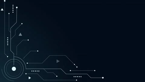 Abstract digital dot line particle data background connecting technology co.. Stock Footage 263948584