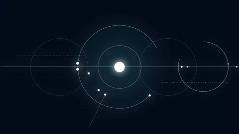 Abstract digital dot line particle data background connecting technology co.. Stock Footage 263950249