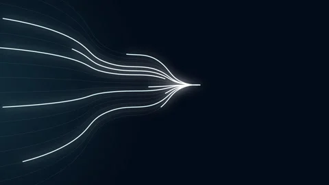 Abstract digital dot line particle data background connecting technology co.. Stock Footage 277240237