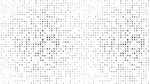 Abstract digital dot poster design. Background for modern cover. Stock Illustration