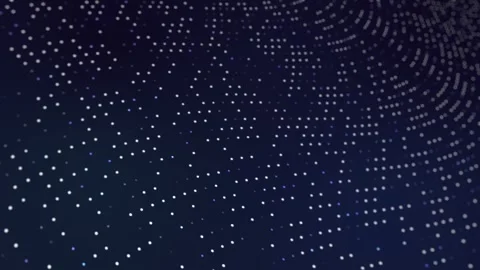 Abstract Digital Dots Background - Futuristic Network Technology Pattern Stock Footage 332850057