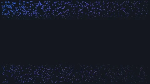 Abstract digital dots forming glowing horizontal light pattern design Stock Footage 348717360