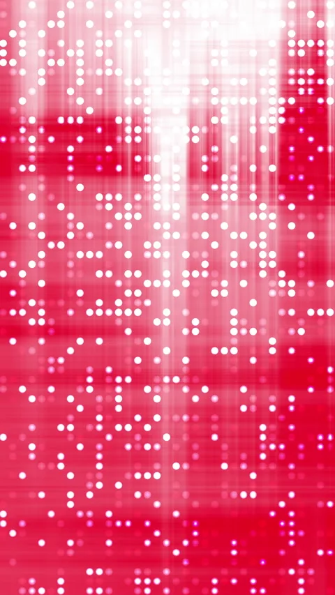 Abstract Digital Dots Pattern Red White Gradient Background Stock Footage 339710057