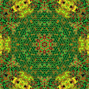 Abstract digital Drawn Geometric Pattern Decorative Element Illustration. Illustrazione stock