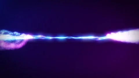 Abstract digital dynamic particle waves with motion light background, data Stock Footage 311999520