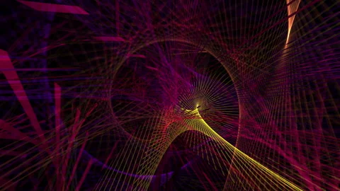 Abstract digital dynamics background concept, Seamless looping 스톡 동영상 138082722