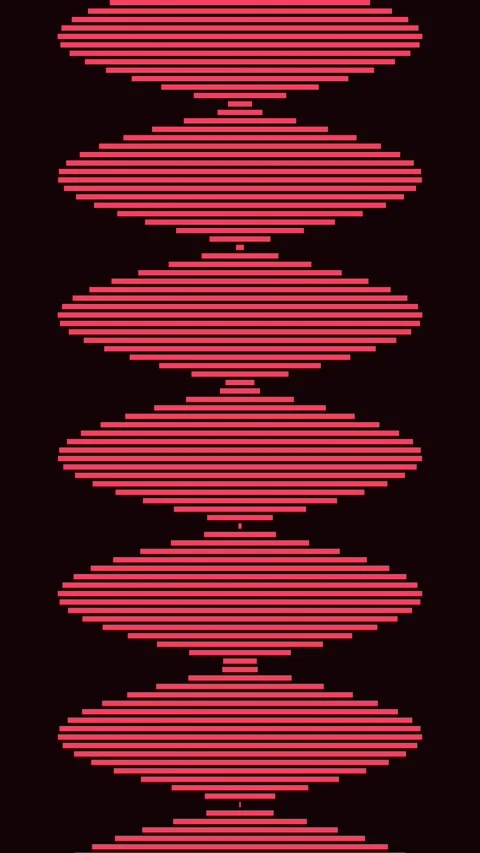 Abstract digital equalizer audio wave graphic background animation Stock Footage 342522682