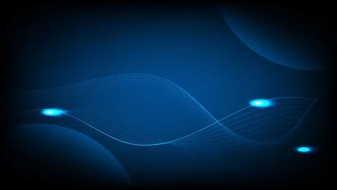 Abstract digital flow overlap background, modern glow space backdrop Stock Illustration