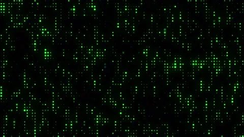 Abstract digital flow particles. Cyber network connection background. Stock Footage 207751882