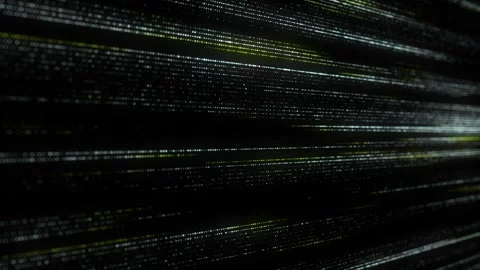 Abstract digital flow particles. Cyber network connection background. Stock Footage 331239679