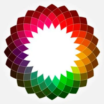 Abstract digital flower Stock Illustration