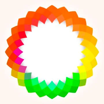 Abstract digital flower Stock Illustration