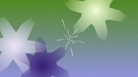 Abstract Digital Flowers in Gradient Background. Stock Footage 329291416