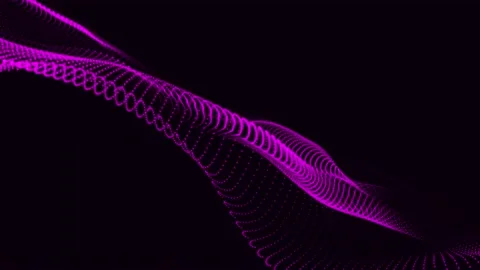 Abstract digital forms background. Trapcode Form Glowing Dots and Lines Bac.. Stockbeeldmateriaal 233875684