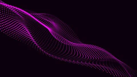 Abstract digital forms background. Trapcode Form Glowing Dots and Lines Bac.. 스톡 일러스트