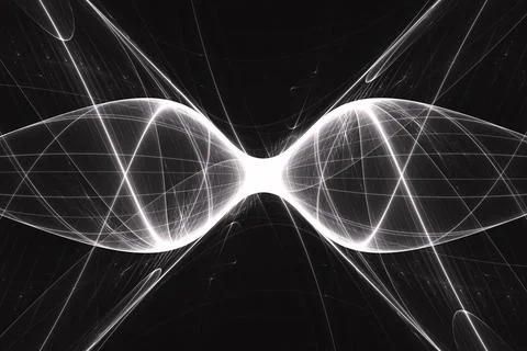 Abstract digital fractal Stock Illustration