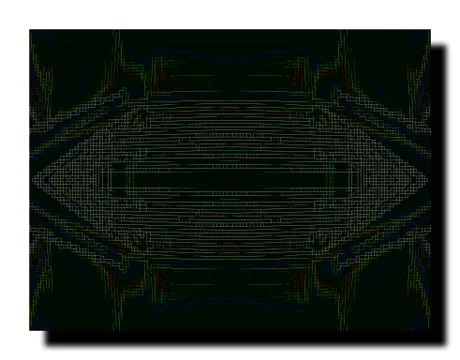 Abstract digital fractal pattern.art work and colorful  background Stock Illustration