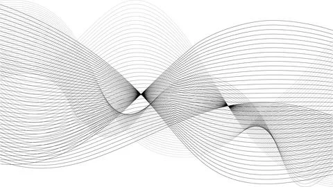 Abstract. Digital frequency track equalizer. Stylized line art background. lines Stock Illustration