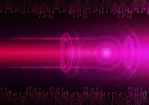 Abstract digital future technology. Concept background. Illustrazione stock