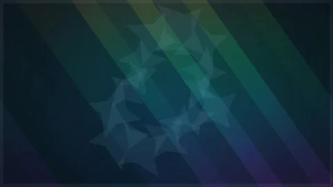 Abstract digital geometric background with glowing neon gradient waves Stock Footage 346002478