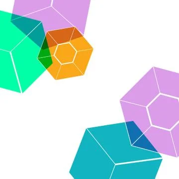 Abstract digital geometric background. With place for your message. Busines.. Stock Illustration