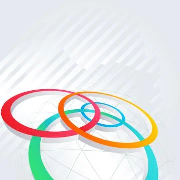 Abstract digital geometric background. With place for your message. Busines.. Stock Illustration