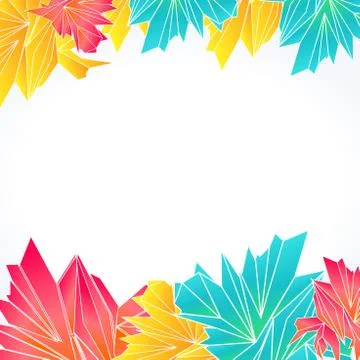 Abstract digital geometric background. With place for your message. Busines.. Stock Illustration