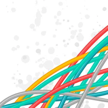 Abstract digital geometric background. With place for your message. Business  Stock Illustration