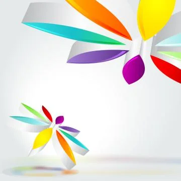 Abstract digital geometric background. With place for your message. Business  Stock Illustration