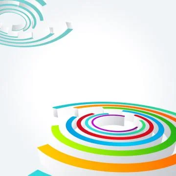 Abstract digital geometric background. With place for your message. Business  Stock Illustration