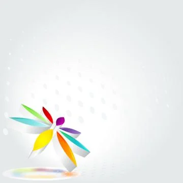 Abstract digital geometric background. With place for your message. Business  Illustrazione stock