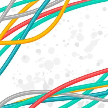 Abstract digital geometric background. With place for your message. Business  Stock Illustration