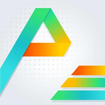 Abstract digital geometric flat background. With place for your message. Busi Stock Illustration