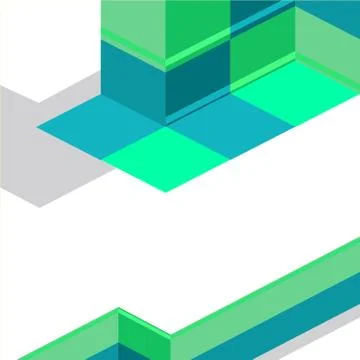 Abstract digital geometric flat background. With place for your message. Busi Stock Illustration