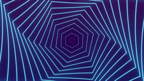 Abstract digital geometric, neon lines background Stock Footage 155191455