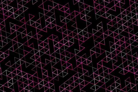 Abstract digital geometric pattern with lines and points Stock Illustration