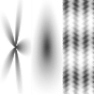 Abstract Digital Geometric Patterns with Triangles in a Set of Three Graphi.. Stock-Illustration