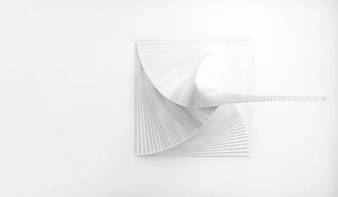 Abstract digital geometric shape 3d Stock Illustration