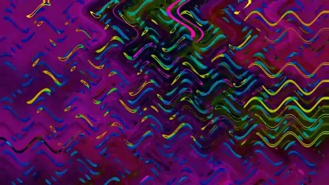 Abstract Digital Glitch 4K — Bad TV Signal Overlay VJ Loop Stock Footage 329680281
