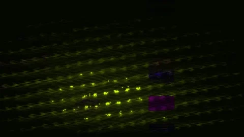 Abstract Digital Glitch 4K — Bad TV Signal Overlay VJ Loop Stock Footage 329789681
