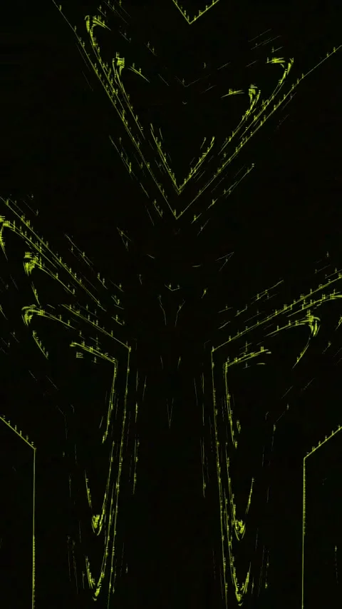 Abstract Digital Glitch 4K Vertical — Bad TV VJ Overlay Loop Stock Footage 329802171