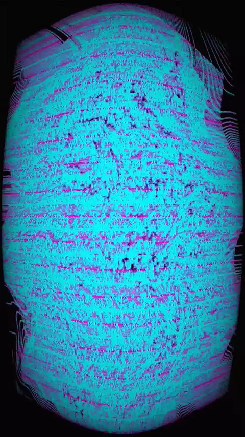 Abstract Digital Glitch 4K Vertical — Bad TV VJ Overlay Loop Stock Footage 329804761