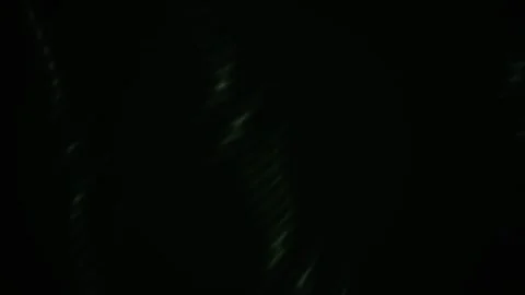 Abstract digital glitch art with flickering green lines on black background. Stock Footage 334443703